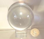 80mm Crystal Ball on Stand - Click Image to Close