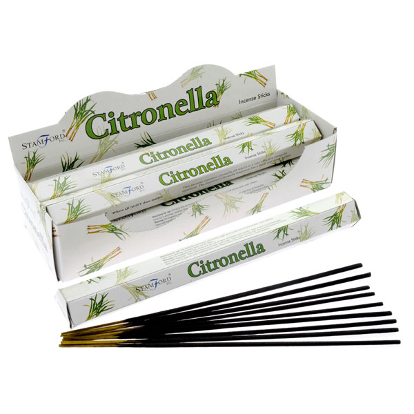 Box of 20 Citronella Incense Sticks - Click Image to Close