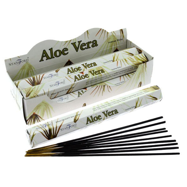 Box of 20 Aloe Vera Incense Sticks - Click Image to Close