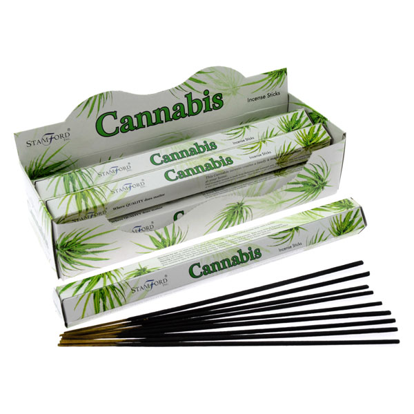 Box of 20 Cannabis Incense Sticks - Click Image to Close
