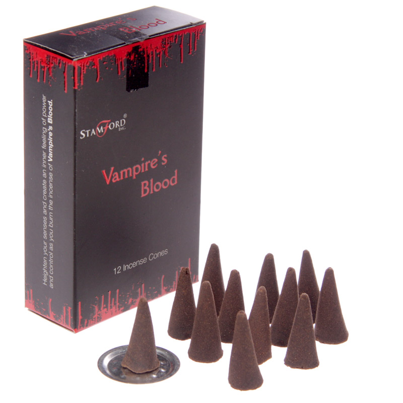 Stamford Black Incense Cones - Vampires Blood