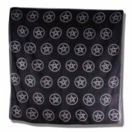 Black Pentacle Design Altar Cloth 40" x 40" - Click Image to Close